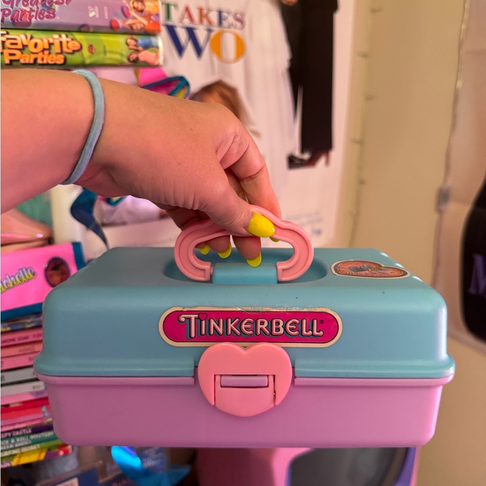 Vintage 1991 Tinkerbell cosmetics‎ box